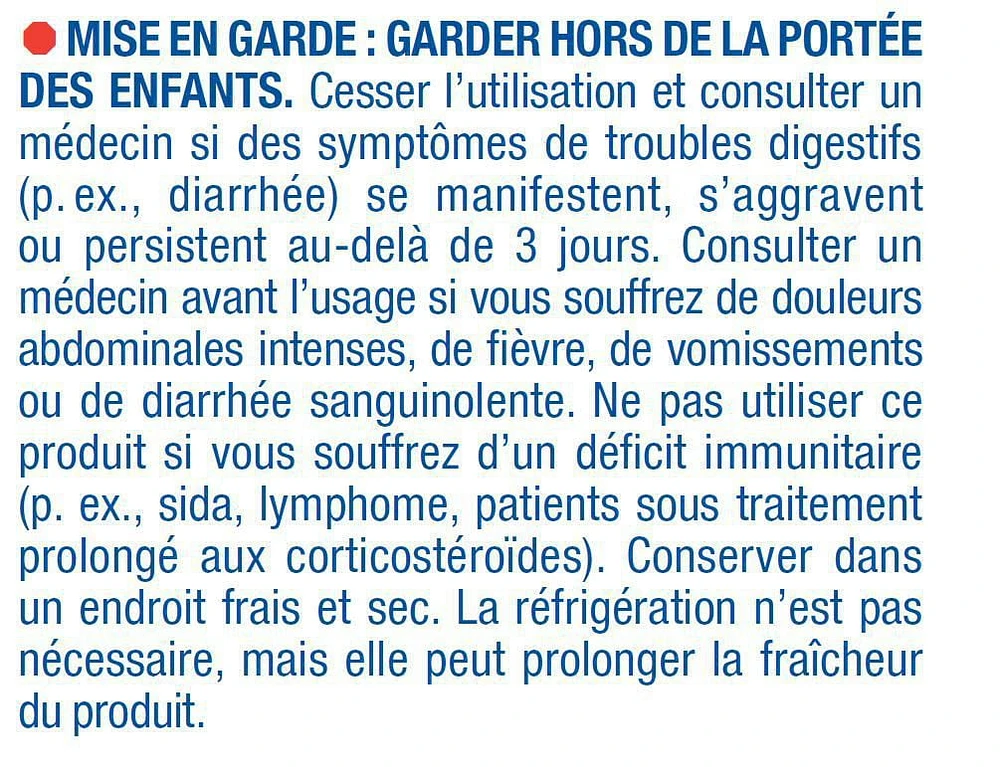 Equate Capsules végétariennes d'acidophilus et bifidus 6 milliards de cellules actives