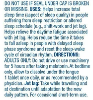 Equate Maximum Strength Melatonin 10 mg, 90 Sublingual Tablets