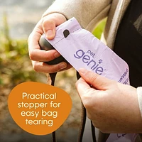 Pet Genie - On the Go Dog Poop bags Dispenser - Includes a roll of 15 lavender–scented bags