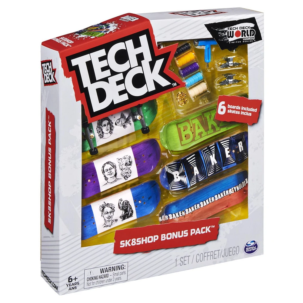 Tech Deck, Sk8shop Bonus Pack, Baker