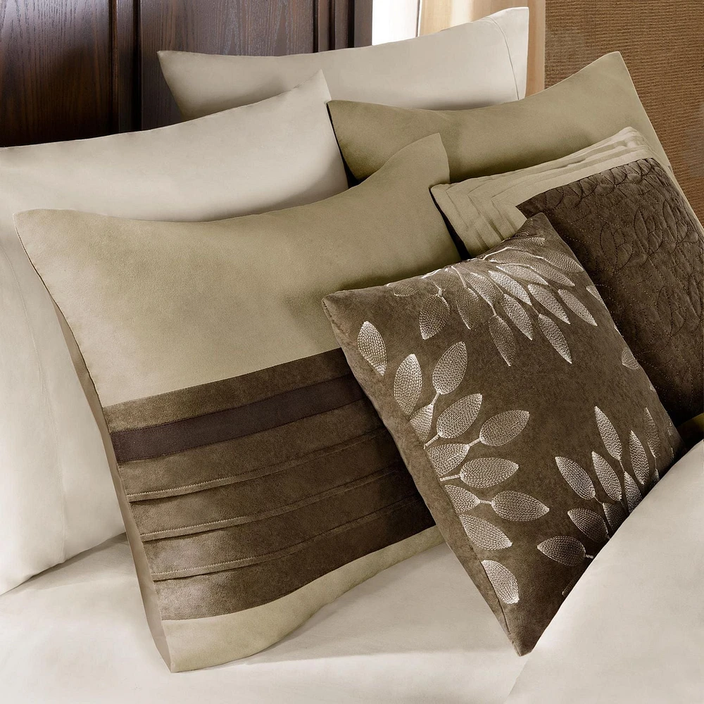 Home Essence Dakota Faux Suede Comforter Set