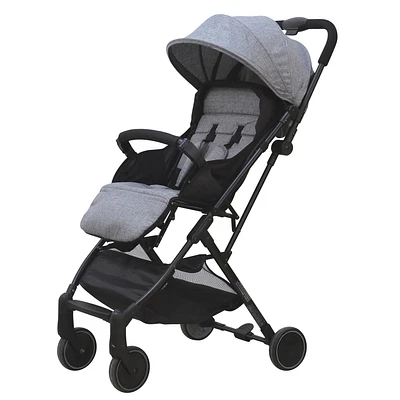 Bily Compact Easy-Fold Stroller - Heathered Grey