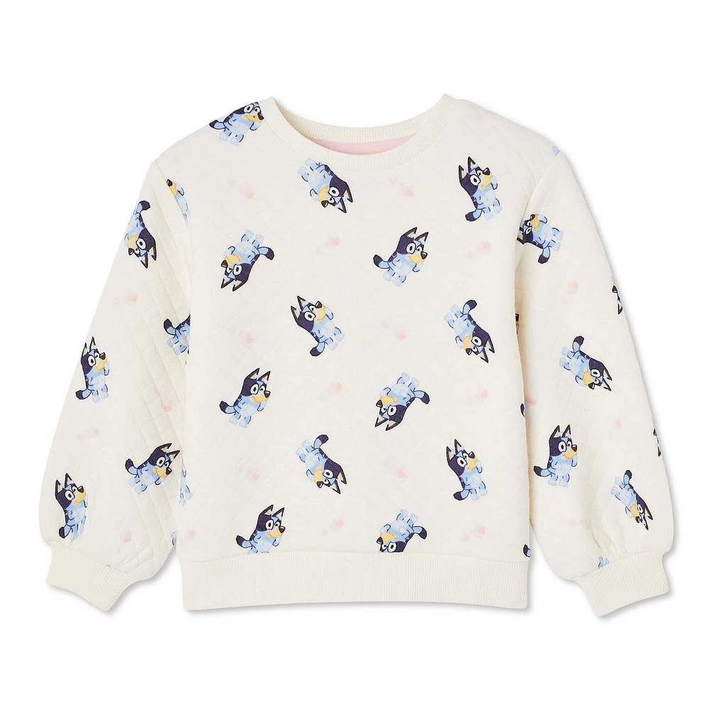 Bluey Toddler Girls' Pullover, Sizes 2T-5T