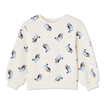 Bluey Toddler Girls' Pullover, Sizes 2T-5T