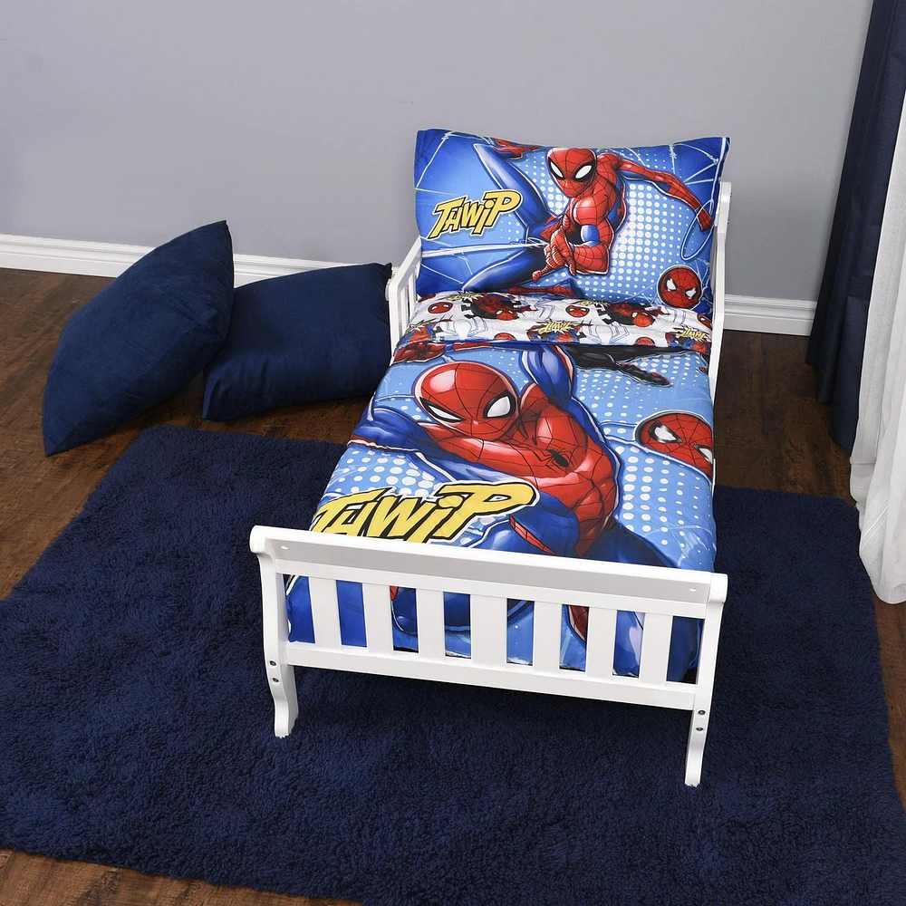 Marvel Spiderman 3-Piece Toddler Bedding Set