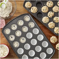 Wilton Perfect Results Premium Non-Stick Bakeware 24-Cup Mini Muffin Pan, Multipack of 2