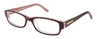 Hard Candy Lunettes De Vue Pour Femmes, Top Of The Class, Brun, 51-16-135