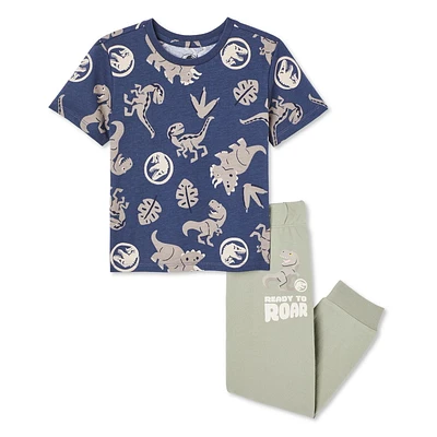 Jurassic Park Toddler Boys' Jogger 2-Piece Set, Sizes 2T-5T
