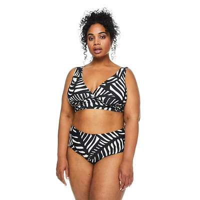 George Women's Plus Triangle Swim Top, Sizes 1X-3X