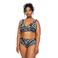 George Women's Plus Triangle Swim Top, Sizes 1X-3X