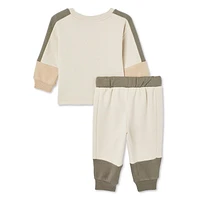 George Baby Boys' Fleece Jogger 2-Piece Set