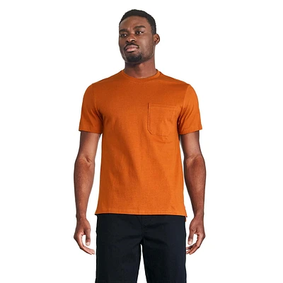 T-shirt avec pochette George pour hommes Tailles P-2XL