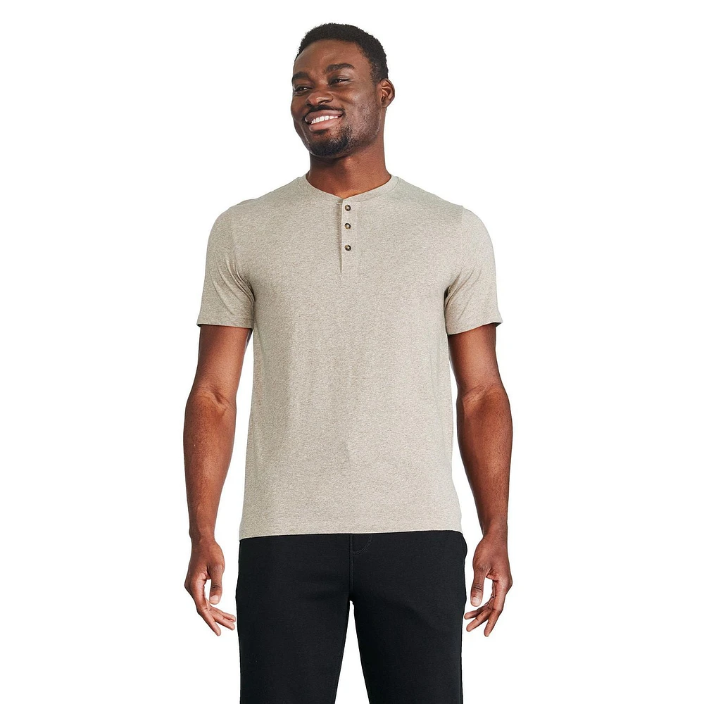 T-shirt henley George pour hommes