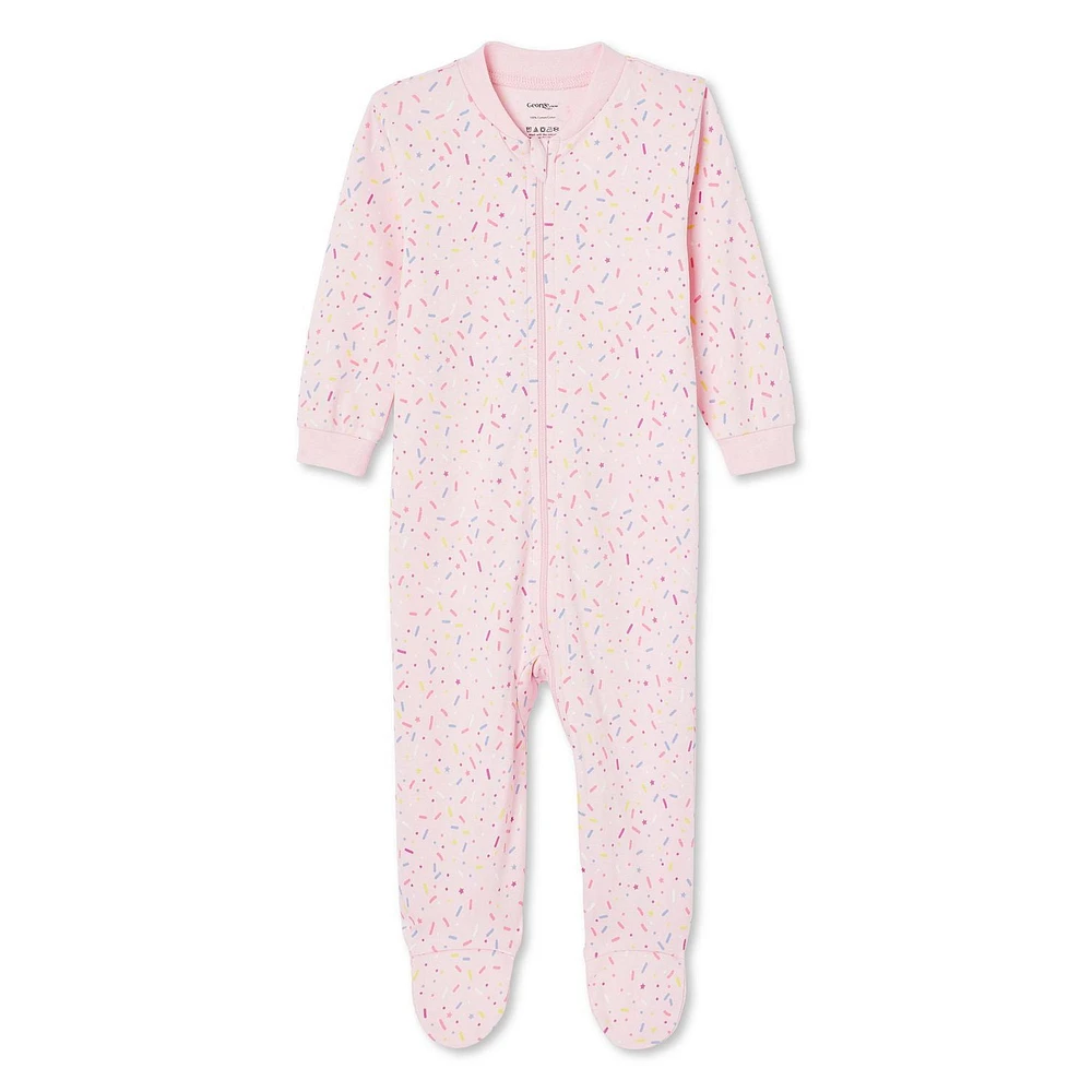 George Baby Girls' Sleeper, Sizes 0-24 months