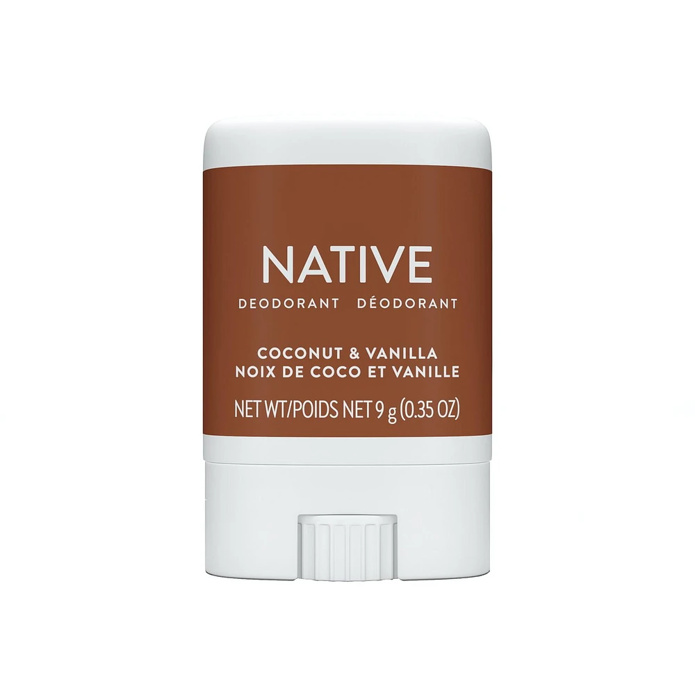 Native Travel Size Natural Deodorant, Coconut & Vanilla, Aluminum Free, Travel size, aluminum free, natural deodorant