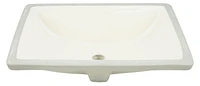 American Imaginations 20.75-in. W CSA Rectangle Bathroom Undermount Sink Set In Biscuit