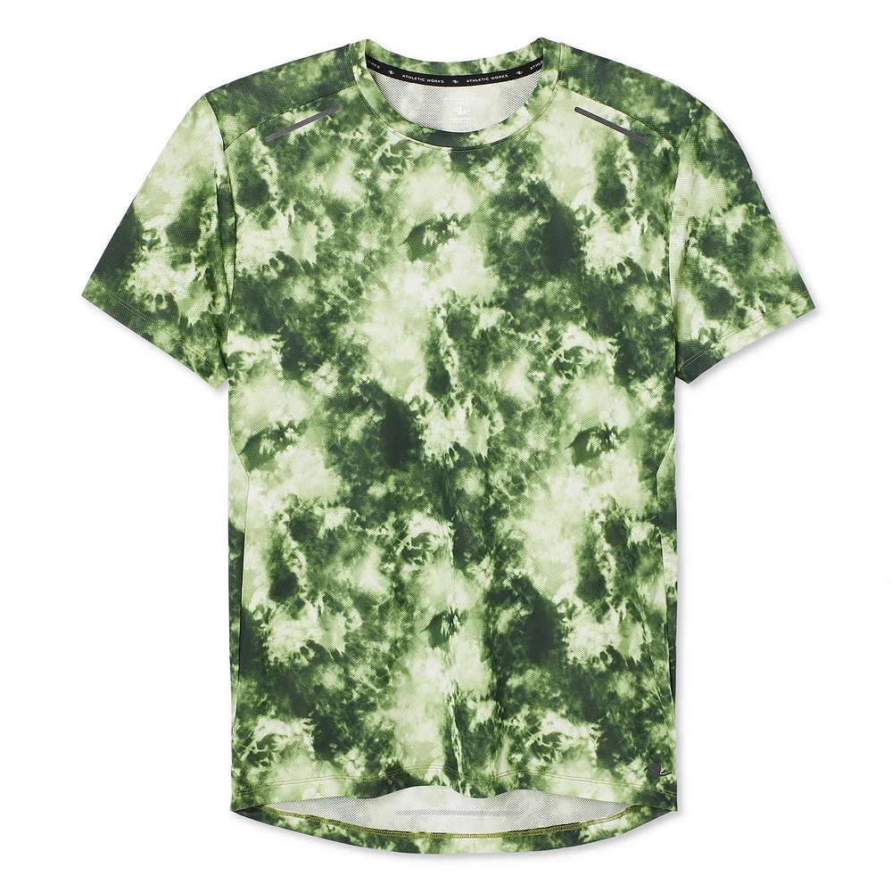 T-shirt à manches courtes Athletic Works pour hommes Tailles P-2XL