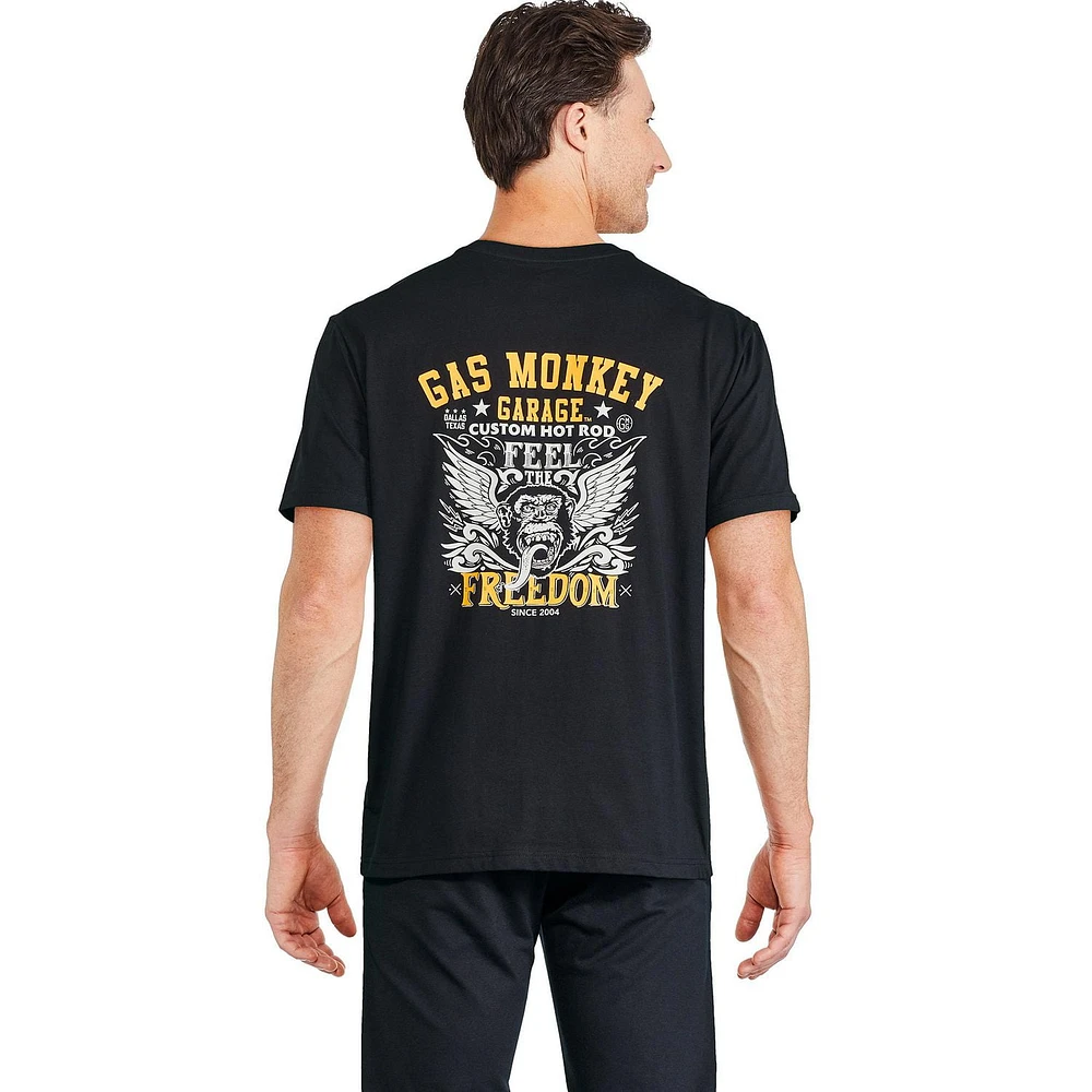 T-shirt surdimensionné Gas Monkey Garage pour hommes Tailles P–TG