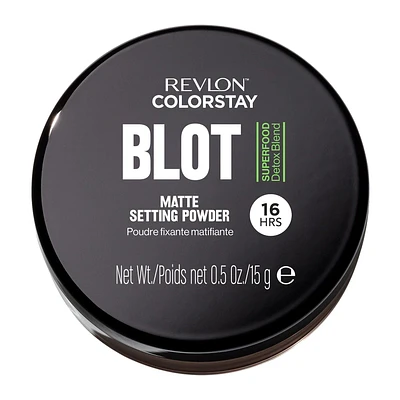 Revlon ColorStay Blot Setting Powder, Matte Finish, Longwear, 15g, 15 g