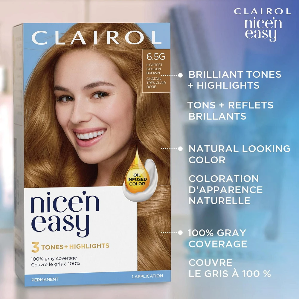 Clairol Nice'n Easy Permanent Hair Dye