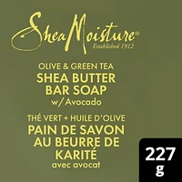 SheaMoisture Olive and Green Tea Bar Soap, 227 g
