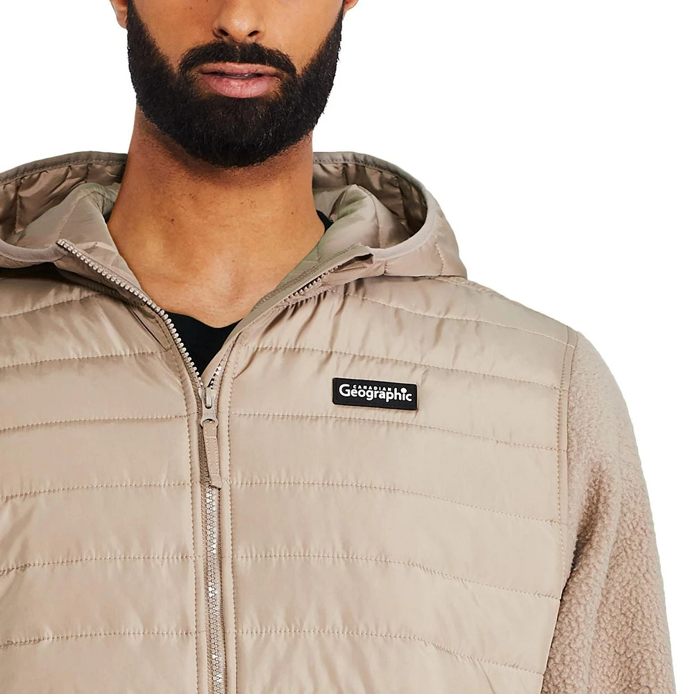 Canadiana Men's Mixed Media Jacket