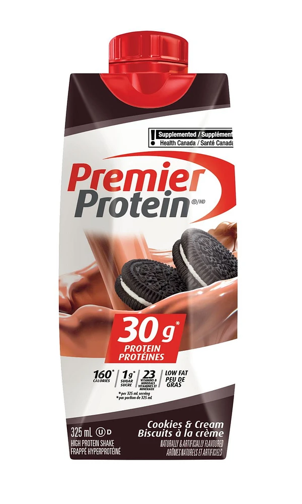 Premier Protein Cookies & Cream, Cookies & Cream Shake 4x325ml
