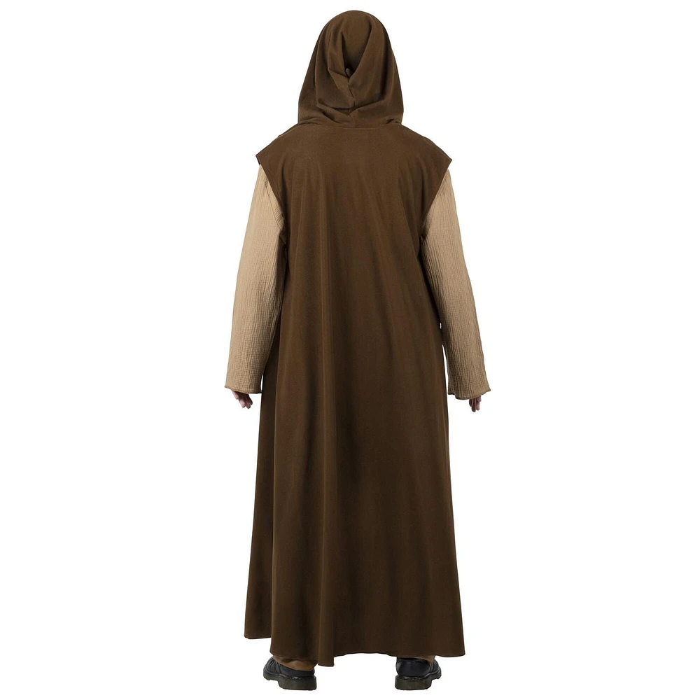 STAR WARS OBI-WAN KENOBI MEN’S COSTUME - Linen Tunic and Pants with Hooded Robe