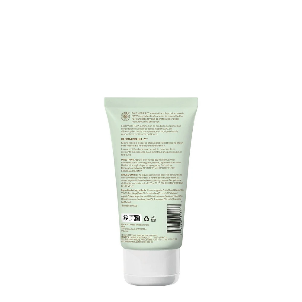 ATTITUDE blooming belly, Huile Prévention Vergetures, Amande et Argan, 150 mL