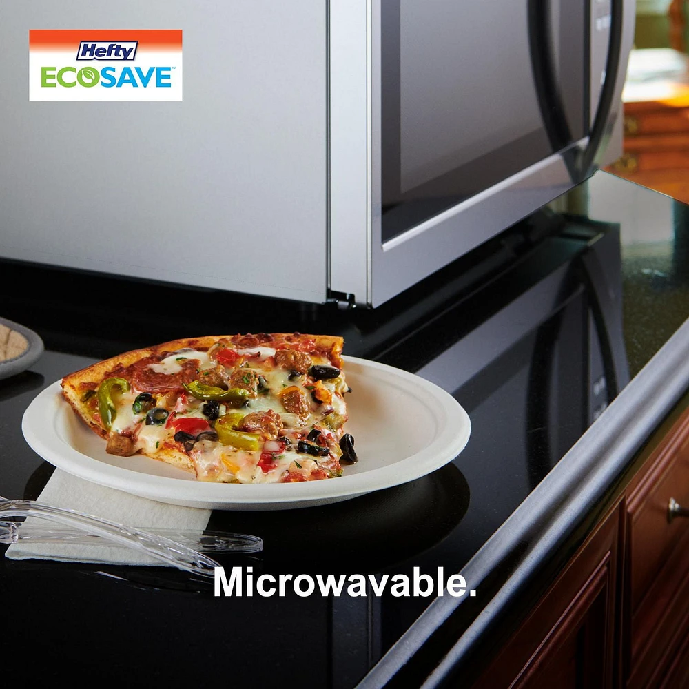 Hefty ECOSAVE Assiettes à dîner 25,4cm 20un Hefty ECOSAVE Assiettes à dîner 25,4cm 20uni