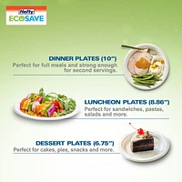 Hefty ECOSAVE Assiettes à dîner 25,4cm 20un Hefty ECOSAVE Assiettes à dîner 25,4cm 20uni