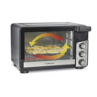 Hamilton Beach Easy View XL Toaster Oven with Sure-Crisp Air Fry 31460C, 6 Slice