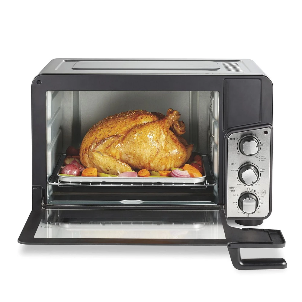 Hamilton Beach Easy View XL Toaster Oven with Sure-Crisp Air Fry 31460C, 6 Slice