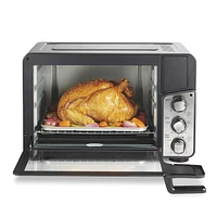 Hamilton Beach Easy View XL Toaster Oven with Sure-Crisp Air Fry 31460C, 6 Slice