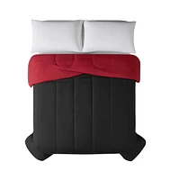 Mainstays Solid Reversible Microfiber Comforter, 1 piece, Available Twin & Double/Queen