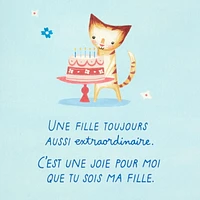 Hallmark Birthday Card for Daughter (Cats, So Glad You're Mine)