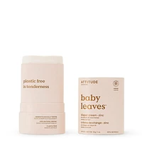 ATTITUDE baby leaves, Zinc Diaper Cream, Unscented, 30 g