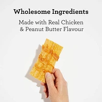 DreamBone Chicken Wrapped Wavy Peanut Butter Chips 5ct, 75g, DreamBone Chicken Wrapped Wavy Peanut Butter Chips 5ct, 75g Rawhide Free