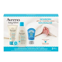 Aveeno Baby Healthy Start Newborn Gift Set, Newborn Wash, Newborn Balm, Penaten Cream, Fragrance Free