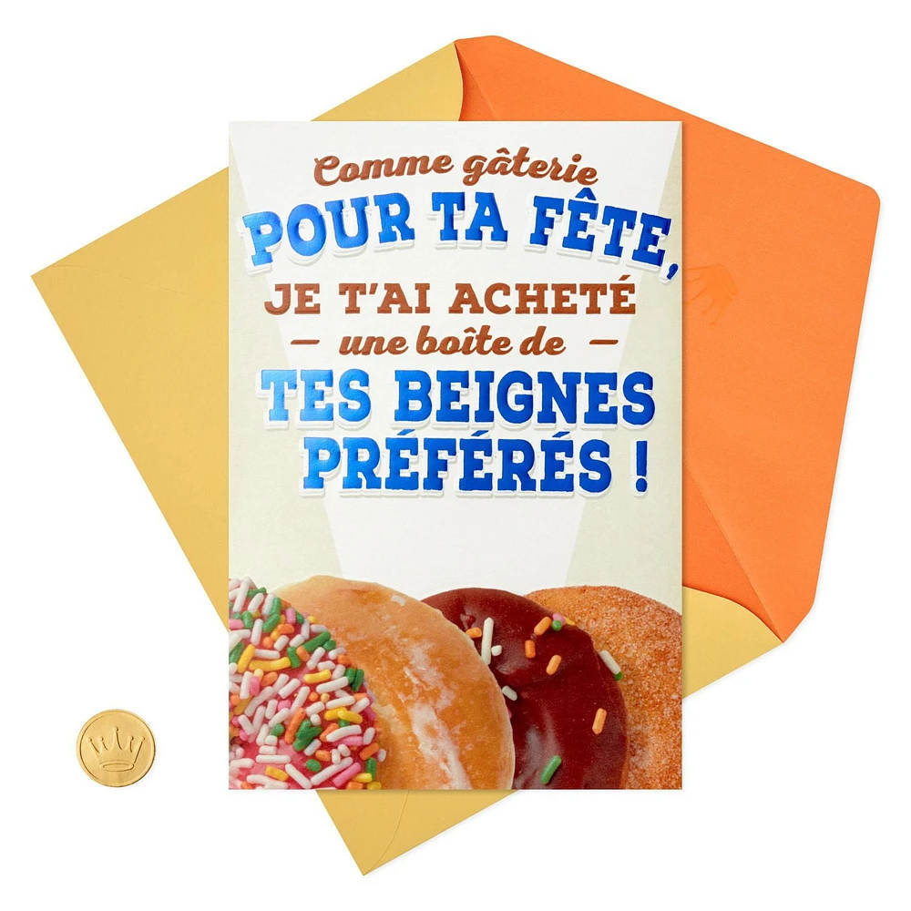 Hallmark Funny Birthday Card (Box of Donuts)