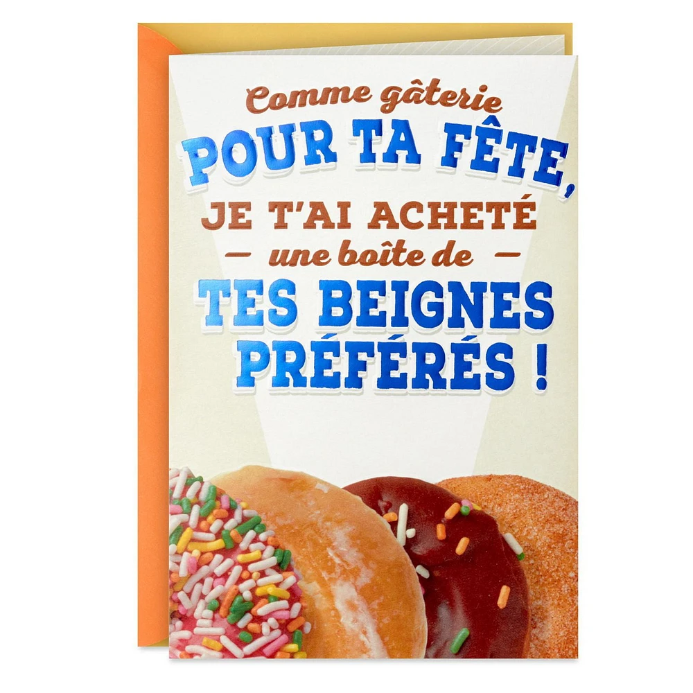 Hallmark Funny Birthday Card (Box of Donuts)