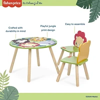 Fisher Price Fauna Collection Brave Heart Table Chair Set by Dream On Me