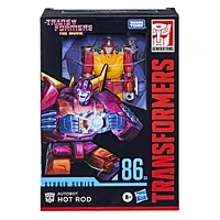 Transformers Toys Studio Series 86 Voyager Class The Transformers: The Movie 1986 Autobot Hot Rod Action Figure - Ages 8 and Up, 6.5-inch