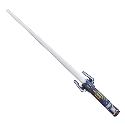 Star Wars Lightsaber Forge Ahsoka Tano Extendable White Lightsaber Toy, Customizable Roleplay Toy