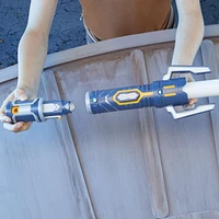 Star Wars Lightsaber Forge Ahsoka Tano Extendable White Lightsaber Toy, Customizable Roleplay Toy