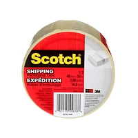 Scotch® Shipping Packaging Tape 3710, 48 mm x 50 m, 1 Roll/Pack