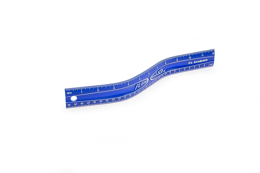 It's Academic Flexi Ruler, Blue