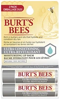 Burt’s Bees® 100% Natural Origin Lip Balm, Ultra Conditioning with Kokum Butter -, 1 Tube