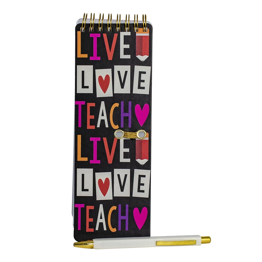 Live Love Teach Notebook With Pen