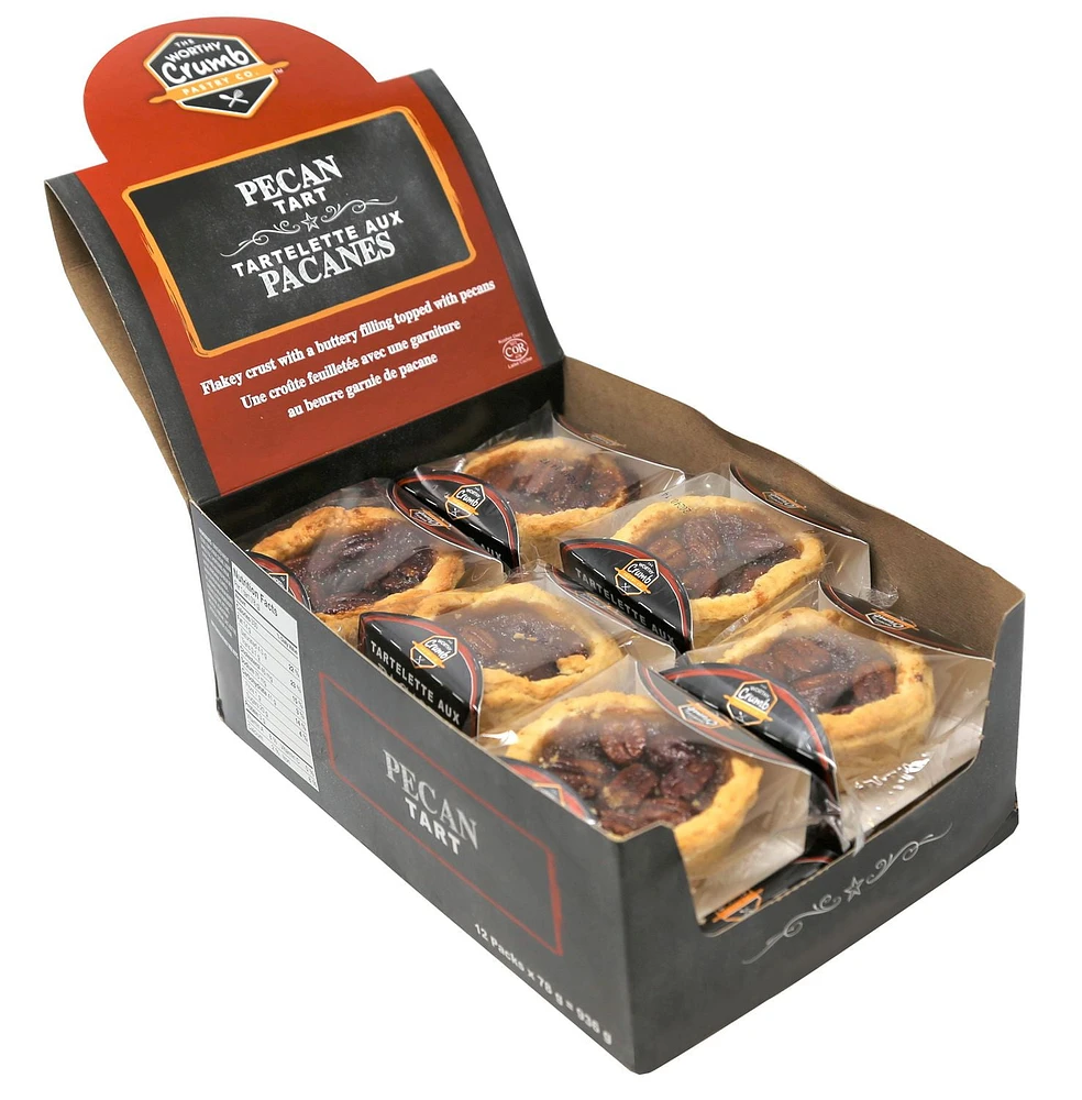 The Worthy Crumb Pastry Co® Pecan Tarts - Individually Wrapped